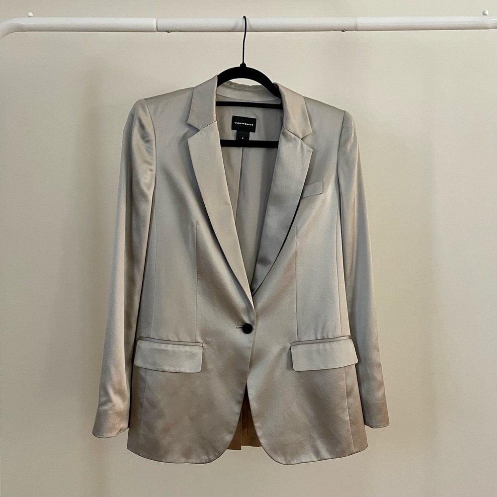 CLUB MONACO | Silver Blazer